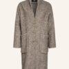 LUISA CERANO Stehkragenmantel Damen, Beige