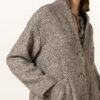 LUISA CERANO Stehkragenmantel Damen, Beige