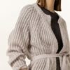 LUISA CERANO Strickhülle Damen, Beige