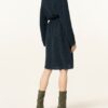LUISA CERANO Strickhülle Damen, Blau