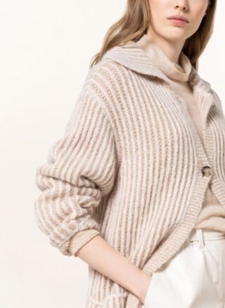 LUISA CERANO Strickjacke Damen, Beige