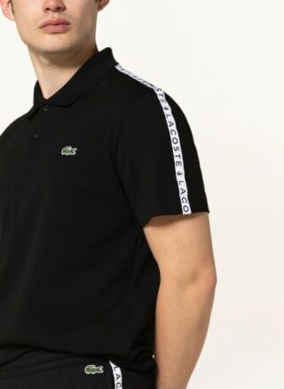Lacoste Pique-Poloshirt Herren, Schwarz