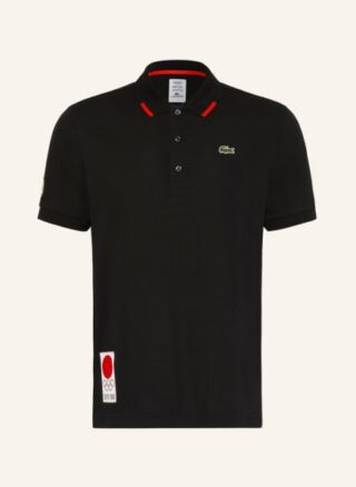 Lacoste Pique-Poloshirt Herren, Schwarz