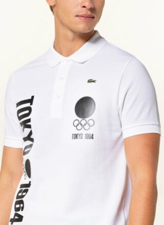 Lacoste Pique-Poloshirt Herren, Weiß