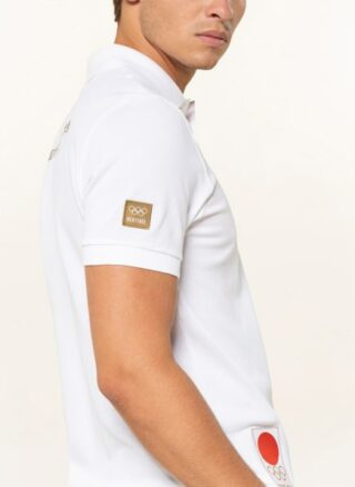 Lacoste Pique-Poloshirt Herren, Weiß