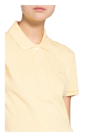 Lacoste Slim Fit Piqué-Poloshirt Damen, Gelb