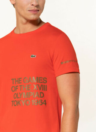Lacoste T-Shirt Herren, Orange