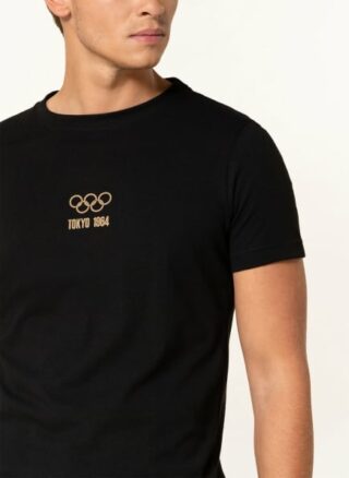 Lacoste T-Shirt Herren, Schwarz