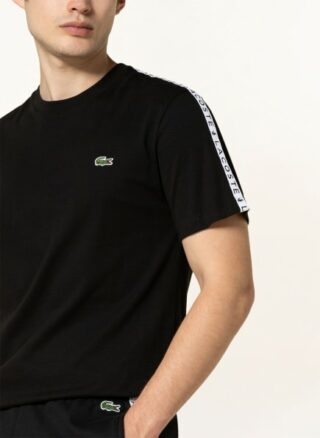 Lacoste T-Shirt Herren, Schwarz