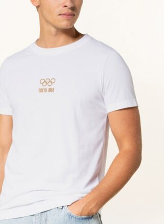 Lacoste T-Shirt Herren, Weiß