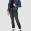 Lee Sherpa Rider Jeansjacke Damen, Blau