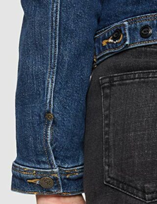 Lee Sherpa Rider Jeansjacke Damen, Blau
