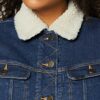 Lee Sherpa Rider Jeansjacke Damen, Blau