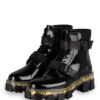 Lemon Jelly Zelma Plateau-Schnürboots Damen, Schwarz
