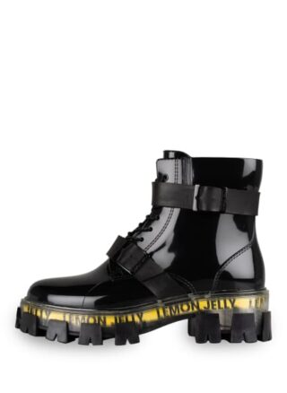 Lemon Jelly Zelma Plateau-Schnürboots Damen, Schwarz