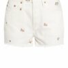 Levis 501 Original Jeans-Shorts Damen, Weiß