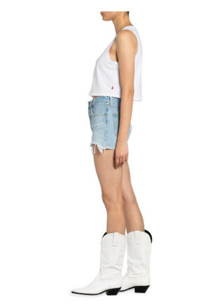 Levis 501 Original Short Jeans-Shorts Damen, Blau