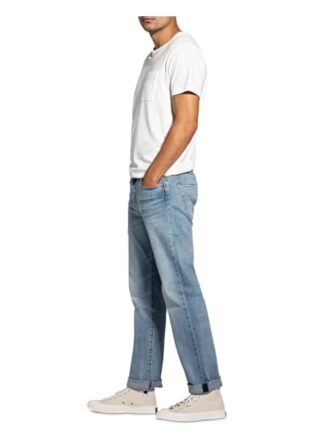 Levis 501 Original Straight Leg Jeans Herren, Blau