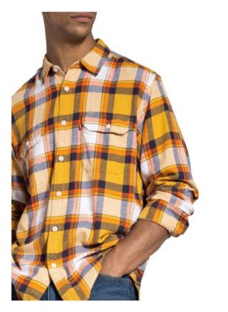 Levis Jackson Casual-Hemd Herren, Gelb