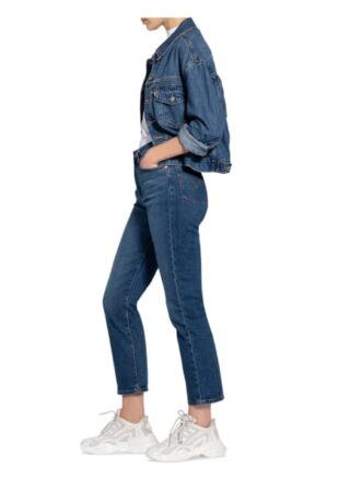 Levis Jeans 501 Original Straight Leg Jeans Damen, Blau