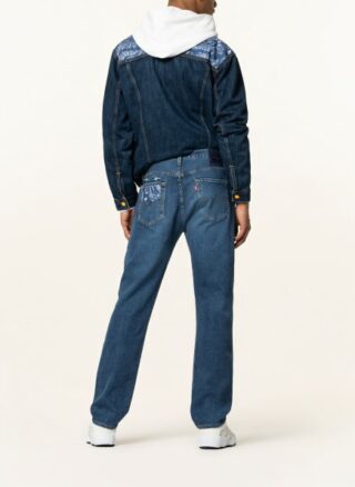 Levis Jeans 501 Straight Leg Jeans Herren, Blau