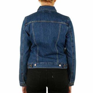 Levi's Original Lined Trucker Inside Joke Jeansjacke Damen, Blau