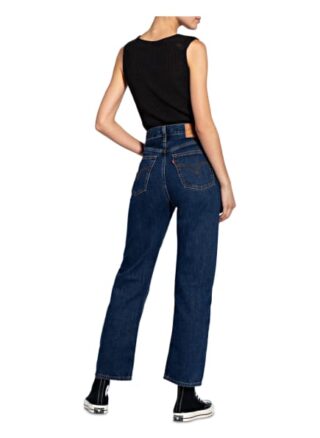 Levis Ribace Straight Straight Leg Jeans Damen, Blau
