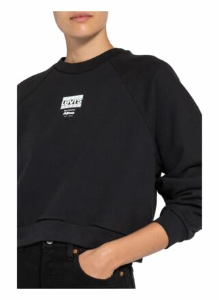 Levis Sweatshirt Damen, Schwarz