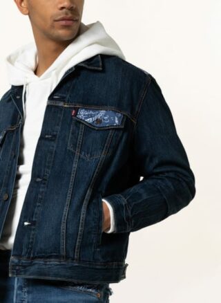 Levis The Trucker Jeansjacke Herren, Blau