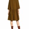 Li.Lu Emma Hemdblusenkleid Damen, Gelb