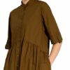 Li.Lu Emma Hemdblusenkleid Damen, Gelb