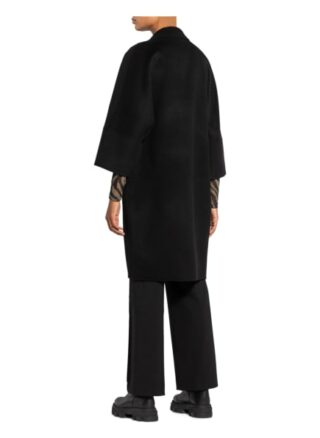 Li.Lu Klara Wollmantel Damen, Schwarz