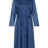 Li.Lu Sofi Hemdblusenkleid Damen, Blau