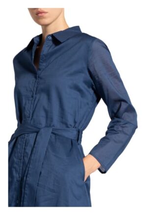 Li.Lu Sofi Hemdblusenkleid Damen, Blau