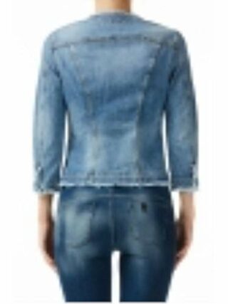 Liu Jo Kate Strass F19215D3147 Jeansjacke Damen, Blau