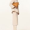 Loewe Flamenco Clutch Damen, Braun