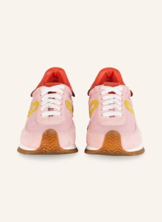 Loewe Flow Runner Plateau-Sneaker Damen, Pink