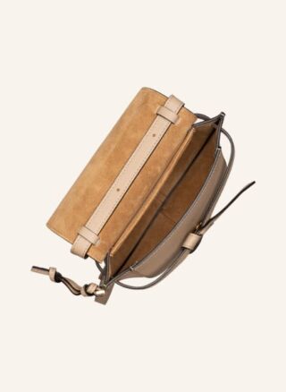 Loewe Gate Mini Umhängetasche Damen, Beige