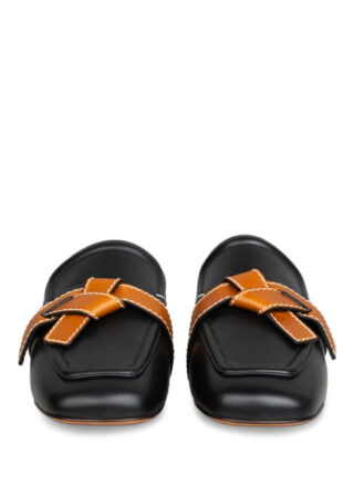 Loewe Gate Mules Damen, Schwarz