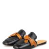 Loewe Gate Mules Damen, Schwarz