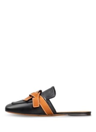 Loewe Gate Mules Damen, Schwarz