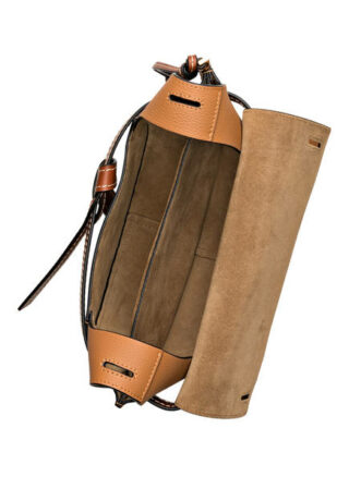 Loewe Gate Small Umhängetasche Damen, Braun