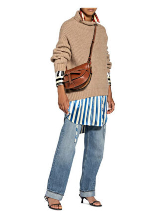 Loewe Gate Small Umhängetasche Damen, Braun