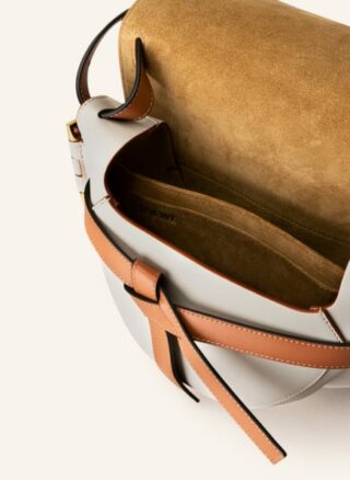 Loewe Gate Small Umhängetasche Damen, Weiß