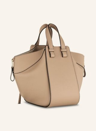 Loewe Hammock Small Schultertasche Damen, Beige