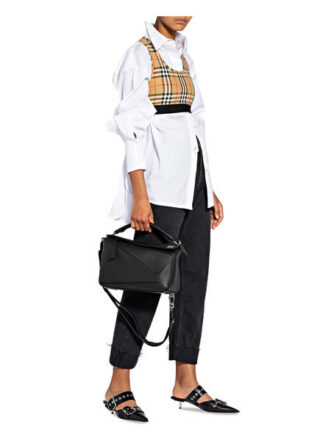 Loewe Puzzle Handtasche Damen, Schwarz