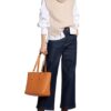 Longchamp Cavalcade Shopper Damen, Braun