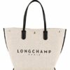 Longchamp Essential Toile L Shopper Damen, Beige