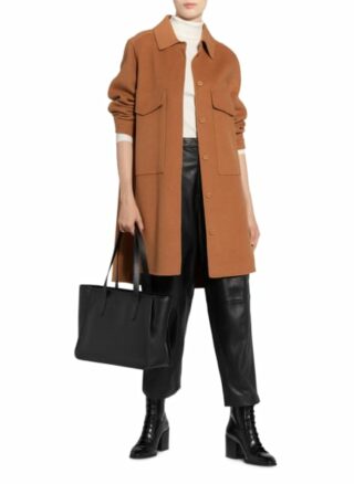 Longchamp Le Foulonné Shopper Damen, Schwarz