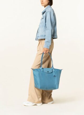 Longchamp Le Pliage Club L Shopper Damen, Blau